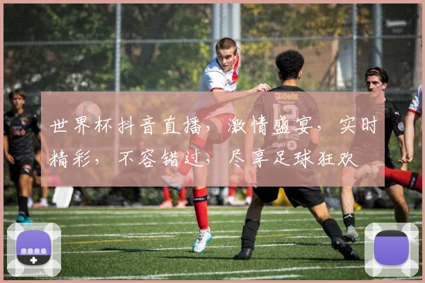 世界杯抖音直播，激情盛宴，实时精彩，不容错过，尽享足球狂欢
